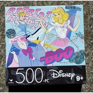 Disney Cinderella Jigsaw Puzzle 500 Piece New  11” x 14” Bibbidi, Bibbid, Boo